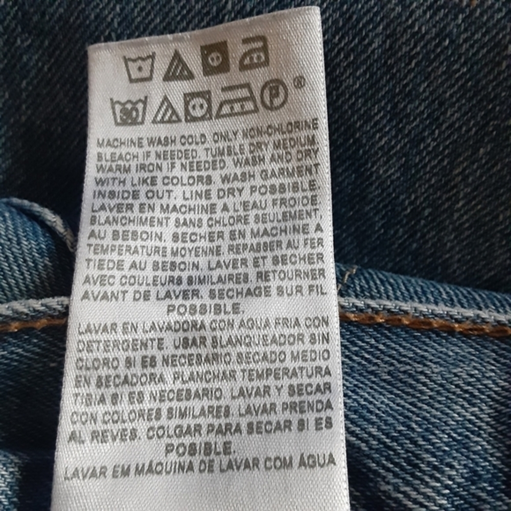 Levi's 550 Relaxed fit jeans,medium stonewash color,men's W33 L34 - Picture 12 of 16